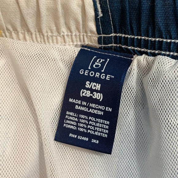 George Swim Trunks Set of 2 Red/White/Blue - Picture 9 of 11